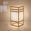 Lampe de Chevet Japonaise – Lanterne bois ou bambou tressé