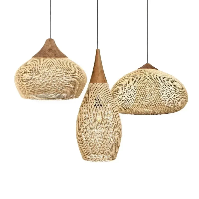 Lustre Osier Bohème – Suspension osier tressée main Ø 40 cm