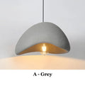 Suspension Wabi-Sabi Galet – Lustre japandi effet pierre Ø 30 / 40 cm