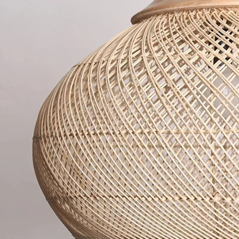 Lustre Osier Bohème – Suspension osier tressée main Ø 40 cm