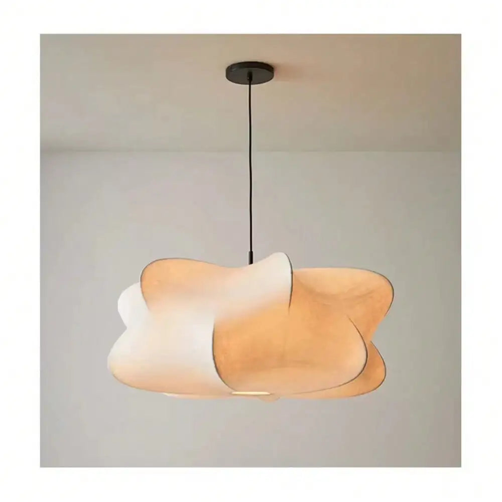 Suspension Nuage Wabi-Sabi – Lustre japandi en tissu Ø 40 / 50 cm